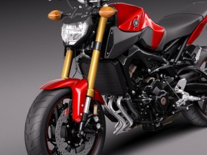 Yamaha FZ 09 2016 Modelo 3D