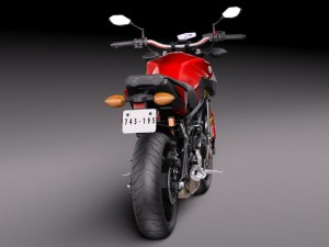 Yamaha FZ 09 2016 Modelo 3D
