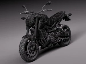 Yamaha FZ 09 2016 3D Model