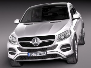Mercedes-Benz GLE Coupe 2016 3Dモデル