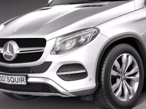 Mercedes-Benz GLE Coupe 2016 3Dモデル