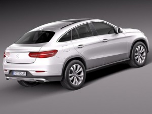 Mercedes-Benz GLE Coupe 2016 3Dモデル