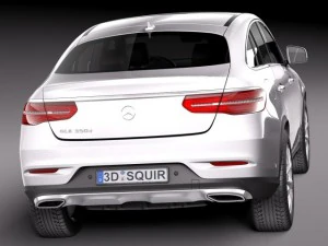 Mercedes-Benz GLE Coupe 2016 3D Model
