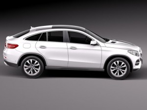 Mercedes-Benz GLE Coupe 2016 3Dモデル