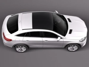 Mercedes-Benz GLE Coupe 2016 3D Model