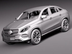 Mercedes-Benz GLE Coupe 2016 3D Model