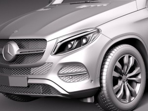 Mercedes-Benz GLE Coupe 2016 3Dモデル