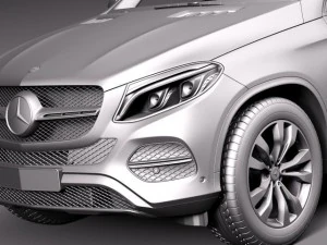 Mercedes-Benz GLE Coupe 2016 3D Model