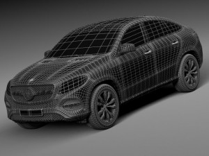 Mercedes-Benz GLE Coupe 2016 3Dモデル