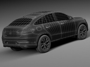 Mercedes-Benz GLE Coupe 2016 3Dモデル