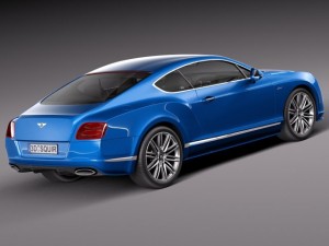 Bentley Continental GT Speed 2015 Modèle 3D