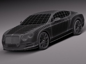 Bentley Continental GT Speed 2015 Modèle 3D