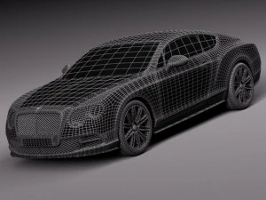 Bentley Continental GT Speed 2015 3D Model