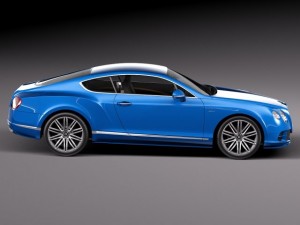 Bentley Continental GT Speed 2015 Modèle 3D