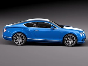 Bentley Continental GT Speed 2015 3D Model