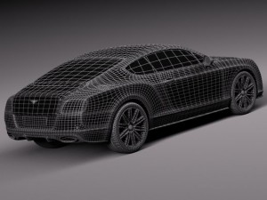 Bentley Continental GT Speed 2015 Modèle 3D
