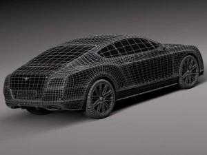 Bentley Continental GT Speed 2015 3D Model