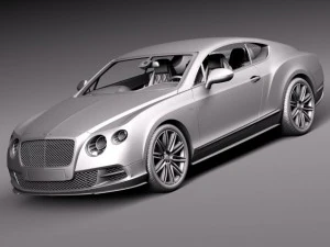 Bentley Continental GT Speed 2015 3D Model