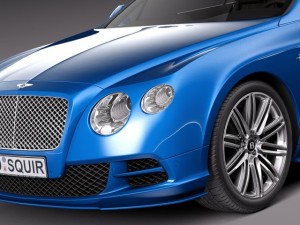 Bentley Continental GT Speed 2015 Modèle 3D