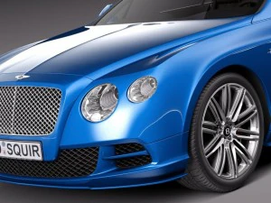 Bentley Continental GT Speed 2015 3D Model