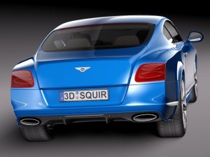 Bentley Continental GT Speed 2015 Modèle 3D