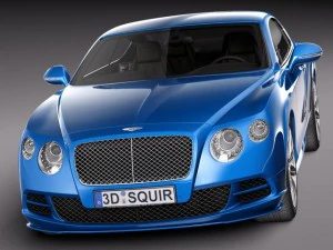 Bentley Continental GT Speed 2015 3D Model