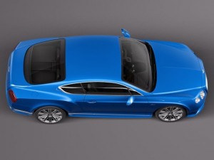 Bentley Continental GT Speed 2015 Modèle 3D