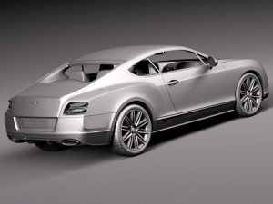 Bentley Continental GT Speed 2015 Modèle 3D
