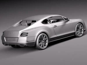 Bentley Continental GT Speed 2015 3D Model