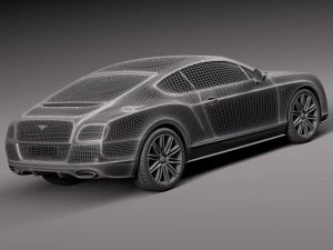 Bentley Continental GT Speed 2015 3D Model