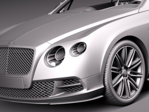 Bentley Continental GT Speed 2015 Modèle 3D