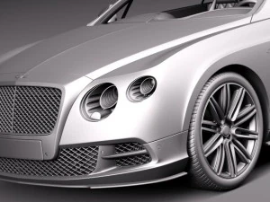 Bentley Continental GT Speed 2015 3D Model