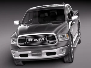 Dodge Ram 1500 Laramie Limited 2015 р.в 3D Модель