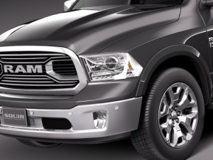 Dodge Ram 1500 Laramie Limited 2015 Modelo 3D