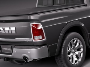 Dodge Ram 1500 Laramie Limited 2015 Modelo 3D
