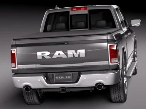 Dodge Ram 1500 Laramie Limited 2015 р.в 3D Модель