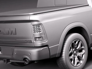 Dodge Ram 1500 Laramie Limited 2015 р.в 3D Модель