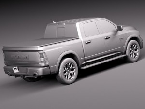 Dodge Ram 1500 Laramie Limited 2015 Modelo 3D