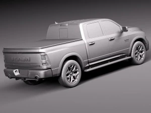 Dodge Ram 1500 Laramie Limited 2015 р.в 3D Модель