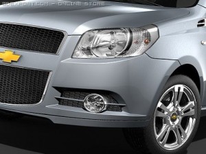Chevrolet Aveo 2009 3-door 3D Model