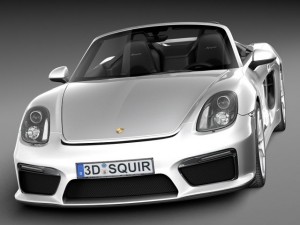 Porsche Boxster Spyder 2016 Model 3D