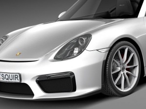 Porsche Boxster Spyder 2016 Model 3D