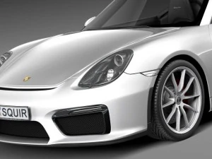 Porsche Boxster Spyder 2016 3D Model