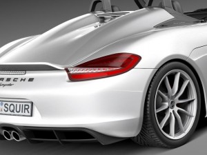 Porsche Boxster Spyder 2016 Model 3D