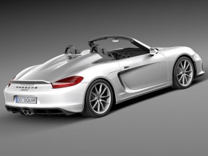 Porsche Boxster Spyder 2016 Model 3D