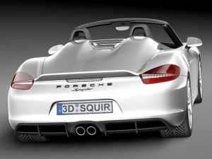 Porsche Boxster Spyder 2016 Model 3D