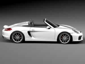 Porsche Boxster Spyder 2016 Model 3D