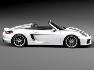 Porsche Boxster Spyder 2016 3D Model