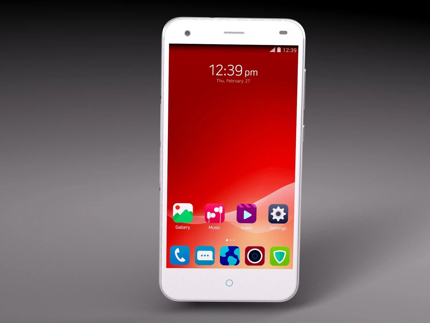ZTE S6 Blade Smartphone 3D Model .c4d .max .obj .3ds .fbx .stl .blend 