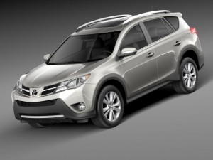 Toyota RAV4 2015 3D Model
